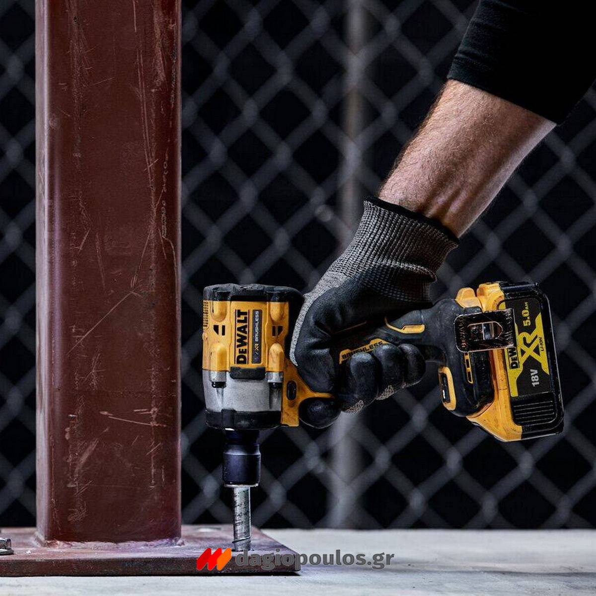 DeWalt DCF922NT-XJ Brushless Μπουλονόκλειδο Μπαταρίας 18V Li-Ion 1/2" SOLO Με Βαλίτσα T-Stak
