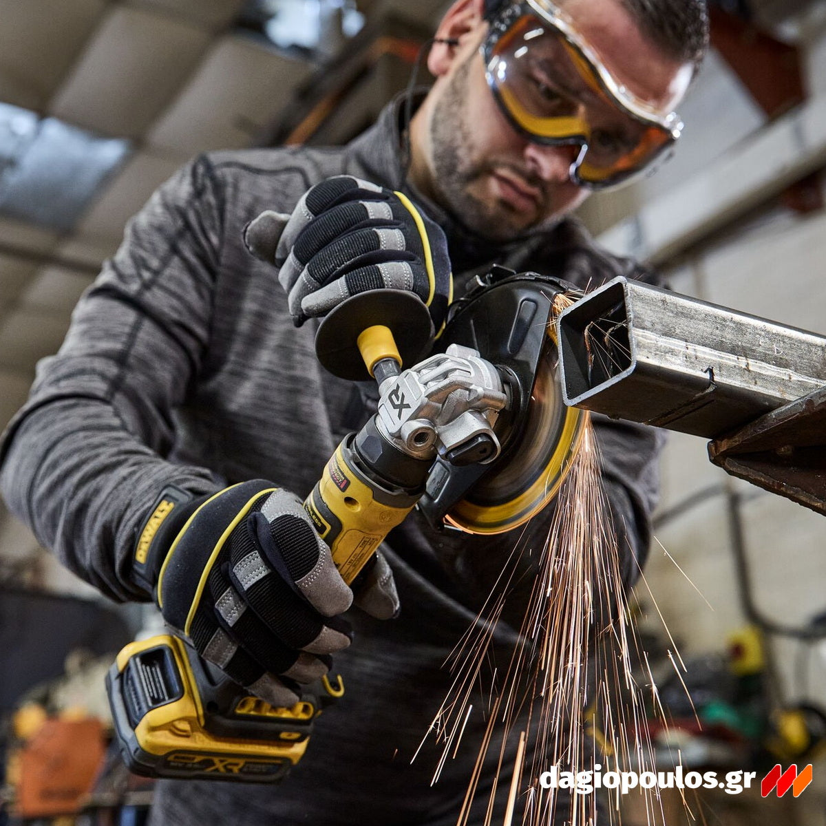 DeWalt DCG404S2T-QW Brushless Γωνιακός Τρόχος Μπαταρίας 125mm 18V Li-Ion Με 2 Μπαταρ.3.5Ah - Βαλίτσα T-STAK