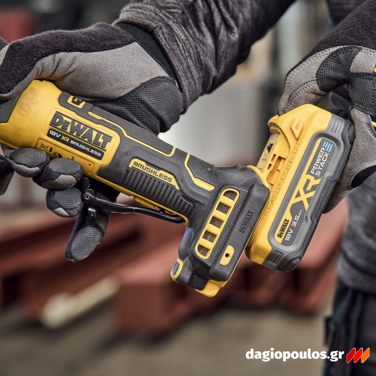 DeWalt DCG404NT-XJ Brushless Γωνιακός Τρόχος Μπαταρίας 125mm 18V Li-Ion SOLO Με Βαλίτσα T-STAK