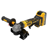 DeWalt DCG404S2T-QW Brushless Γωνιακός Τρόχος Μπαταρίας 125mm 18V Li-Ion Με 2 Μπαταρ.3.5Ah - Βαλίτσα T-STAK
