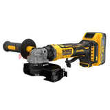 DeWalt DCG404S2T-QW Brushless Γωνιακός Τρόχος Μπαταρίας 125mm 18V Li-Ion Με 2 Μπαταρ.3.5Ah - Βαλίτσα T-STAK