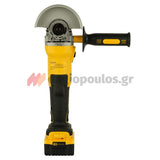 DeWalt DCG405P2-QW Brushless Γωνιακός Τροχός Μπαταρίας 18V Li-Ion 125mm Με 2 Μπατ.5.0Ah XR - Φορτιστή - Βαλίτσα T-Stak + ΔΩΡΟ 40 Δίσκοι DT3507 125mm