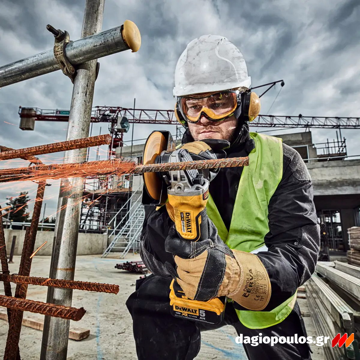 DeWalt DCG406N-XJ Brushless Γωνιακός Τροχός Μπαταρίας 18V Li-Ion 125mm SOLO