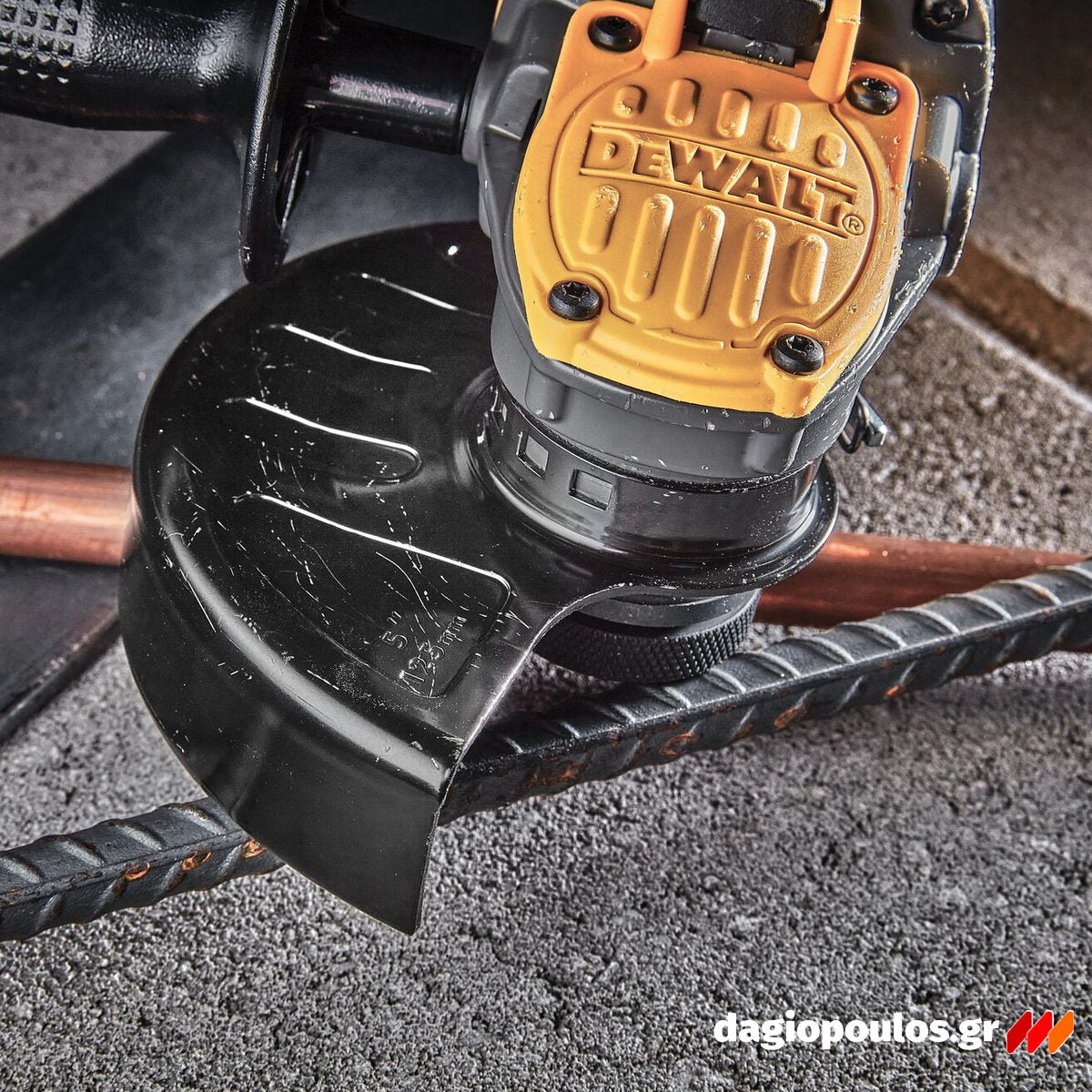 DeWalt DCG409T1-QW Brushless Γωνιακός Τροχός Μπαταρίας 18V Li-Ion 125mm Με Μπατ.6.0Ah - Φορτιστή - Βαλίτσα