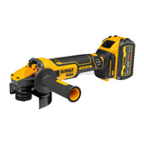 DeWalt DCG409T1-QW Brushless Γωνιακός Τροχός Μπαταρίας 18V Li-Ion 125mm Με Μπατ.6.0Ah - Φορτιστή - Βαλίτσα