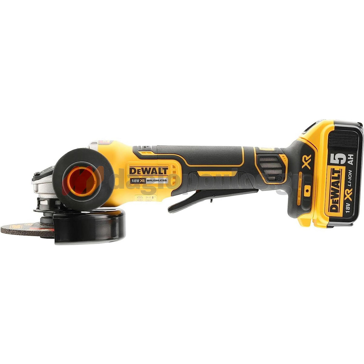 DeWalt DCG409NT-XJ Brushless Γωνιακός Τροχός Μπαταρίας 18V Li-Ion 125mm Με Βαλίτσα T-Stak SOLO