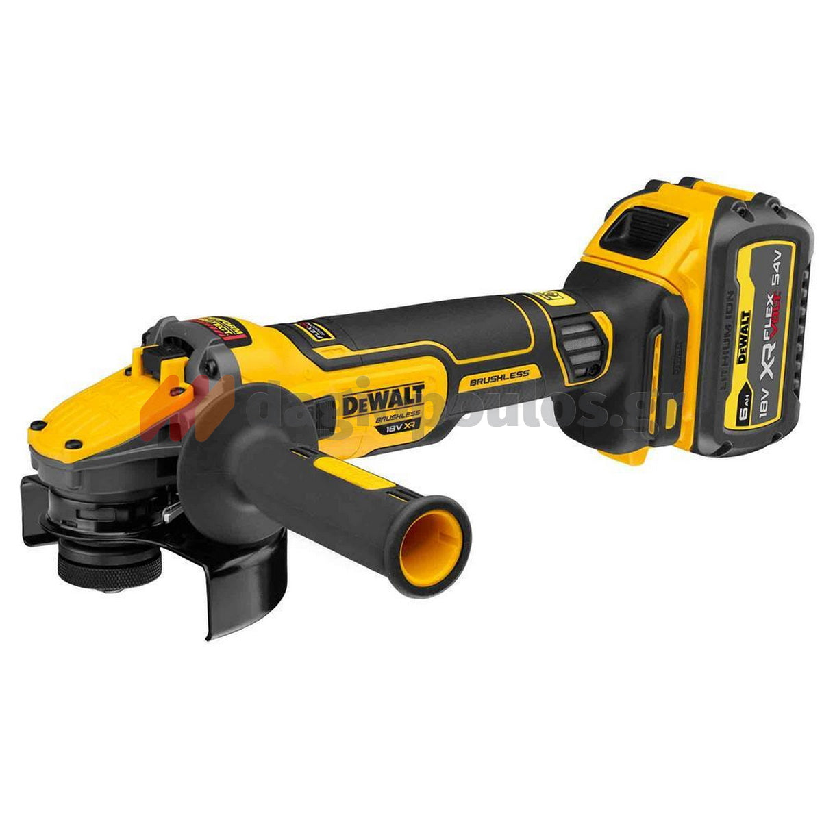 DeWalt DCG409VSNT-XJ Brushless Γωνιακός Τροχός Μπαταρίας 18V Li-Ion 125mm SOLO ΡΥΘΜΙΖΟΜΕΝΟΣ Με Βαλίτσα T-Stak