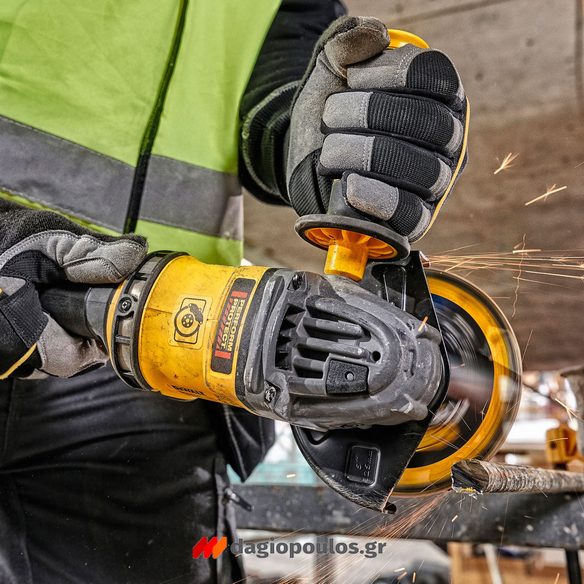 DeWalt DCG418NT-XJ Brushless Γωνιακός Τροχός Μπαταρίας Μπαταρίας 54V Li-Ion 125mm SOLO Με Βαλίτσα T-Stak