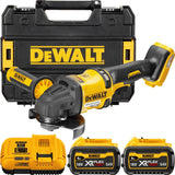 DeWalt DCG418T2-QW Brushless Γωνιακός Τροχός Μπαταρίας 54V Li-Ion 125mm Με 2 Μπατ.6.0Ah & Βαλίτσα T-Stak