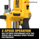 DeWalt DCGG581P1G-QW Επαγγελματικός Γρασαδόρος Μπαταρίας 18V Li-Ion Με Μπαταρία 5.0 Ah - Τσάντα Μεταφοράς