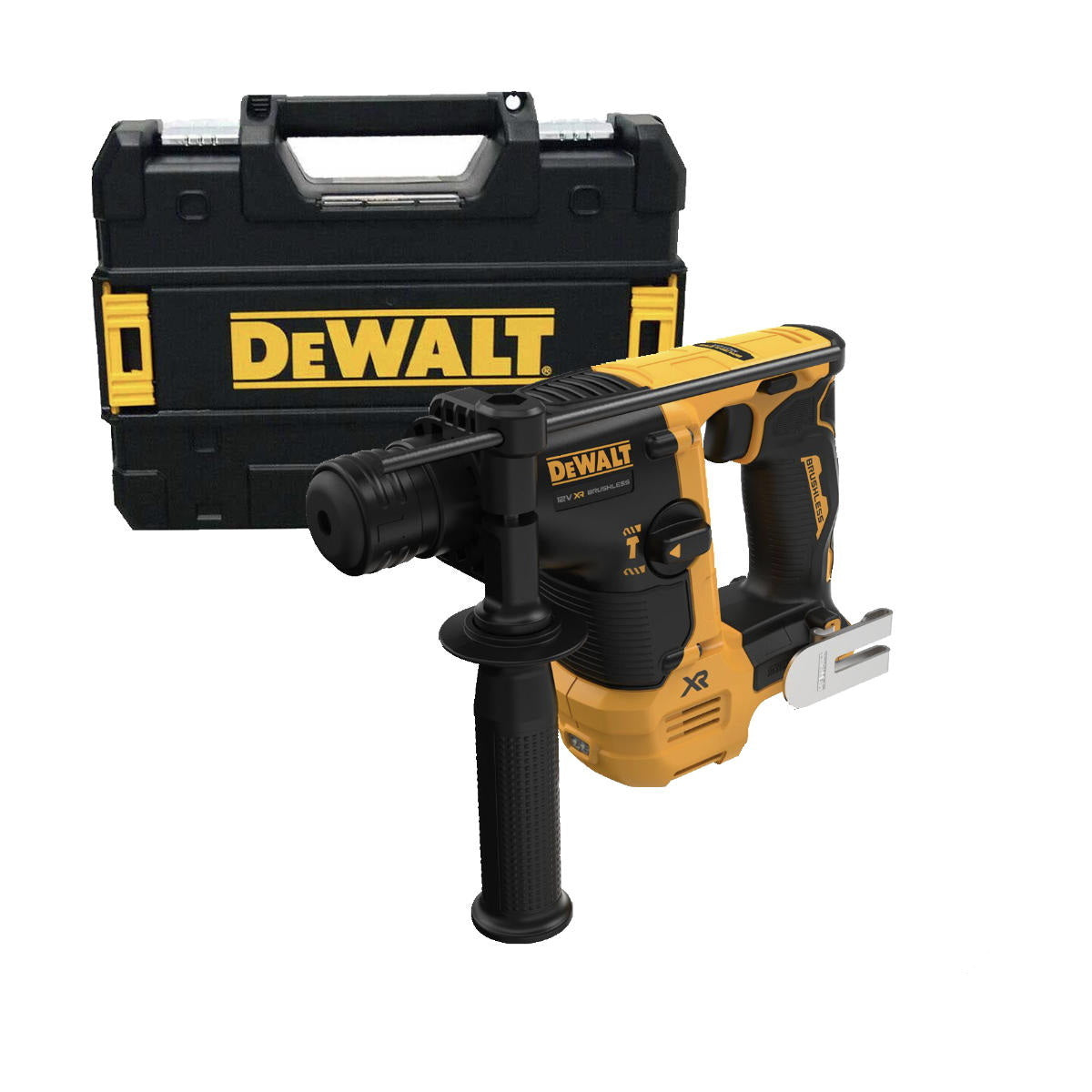 DeWalt DCH072NT-XJ SDS Plus Brushless Σκαπτικό Πνευματικό Πιστολέτο 12V Li-Ion 1.7kgr 1.1J SOLO Με Βαλίτσα T-Stak