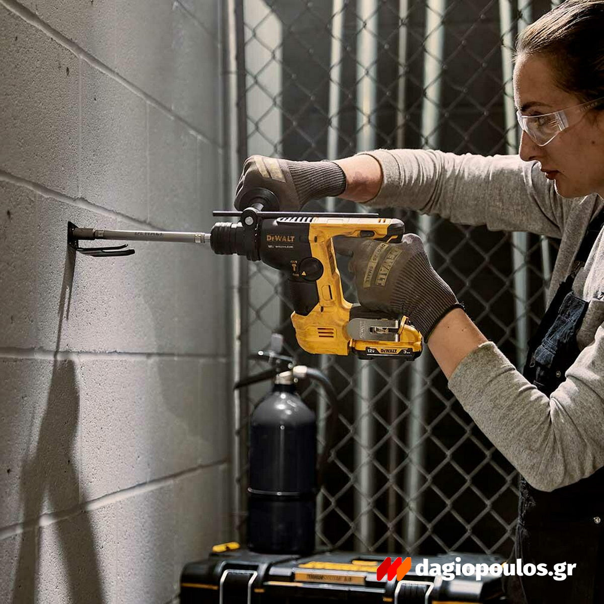 DeWalt DCH072NT-XJ SDS Plus Brushless Σκαπτικό Πνευματικό Πιστολέτο 12V Li-Ion 1.7kgr 1.1J SOLO Με Βαλίτσα T-Stak