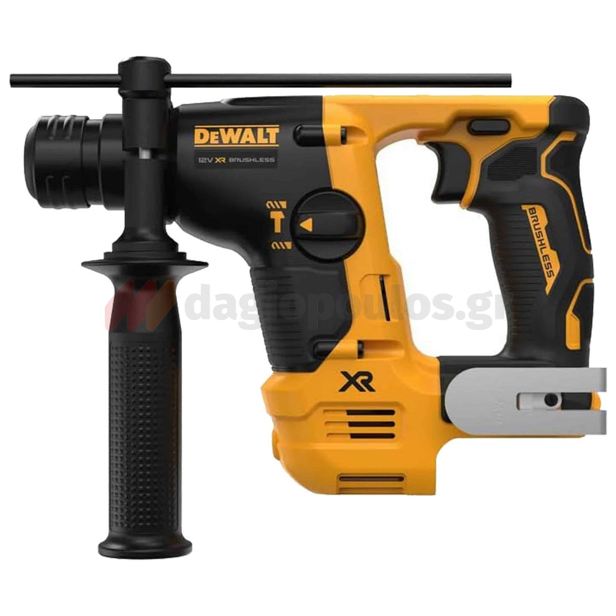 DeWalt DCH072NT-XJ SDS Plus Brushless Σκαπτικό Πνευματικό Πιστολέτο 12V Li-Ion 1.7kgr 1.1J SOLO Με Βαλίτσα T-Stak