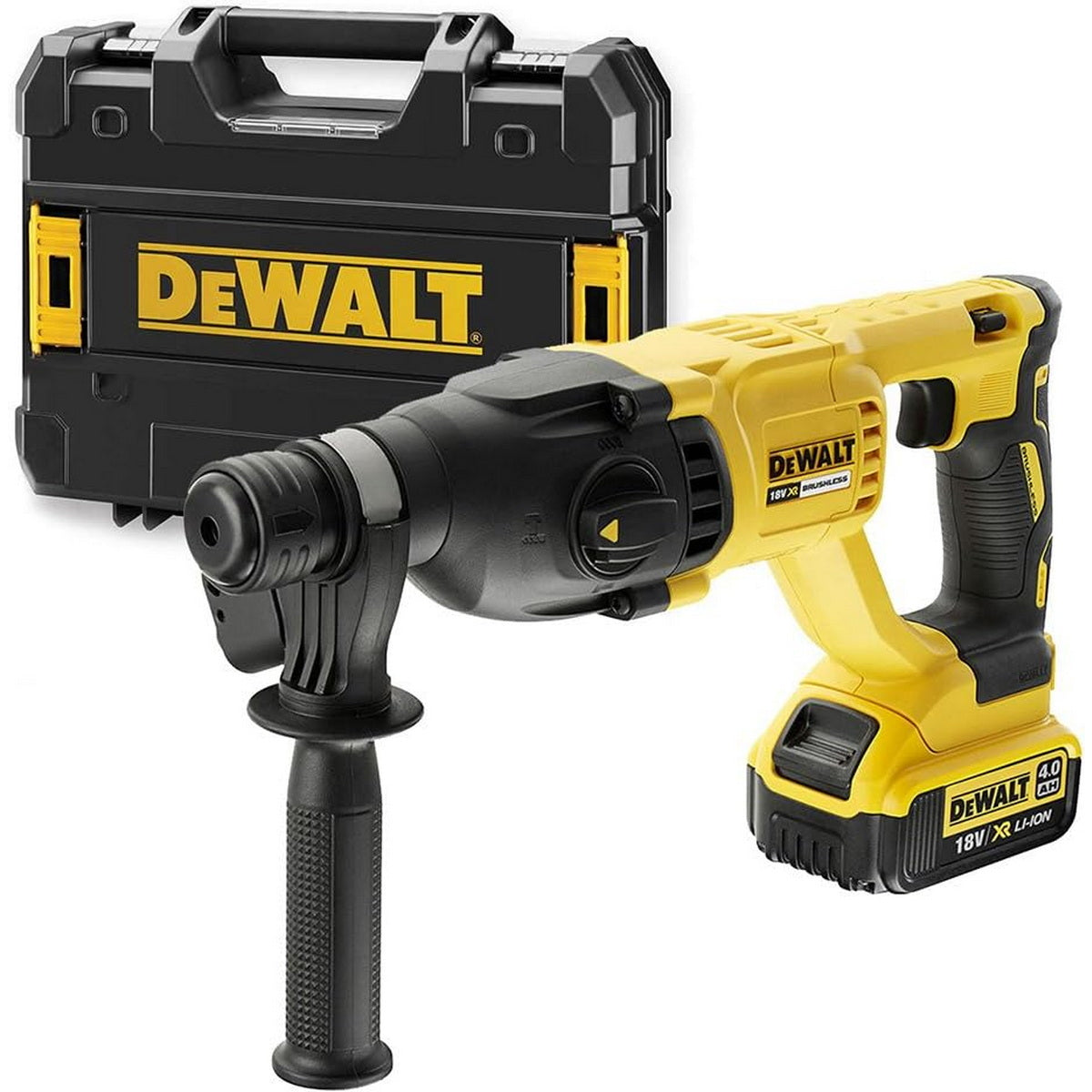 DeWalt DCH133M1-QW SDS Plus Πνευματικό Περιστροφικό Πιστολέτο Μπαταρίας 18V Li-Ion 2.6J 2.3Kgr Με Μπαταρία 4.0Ah - Βαλίτσα T-Stak
