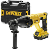 DeWalt DCH133M1-QW SDS Plus Πνευματικό Περιστροφικό Πιστολέτο Μπαταρίας 18V Li-Ion 2.6J 2.3Kgr Με Μπαταρία 4.0Ah - Βαλίτσα T-Stak
