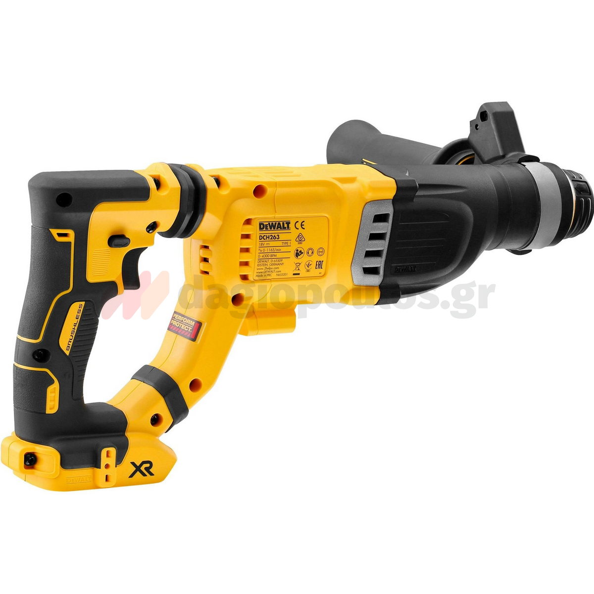 DeWalt DCH263NK-XJ SDS Plus Brushless Κρουστικό Σκαπτικό Μπαταρίας 18V Li-Ion 3J 2.7Kg SOLO Με Βαλίτσα