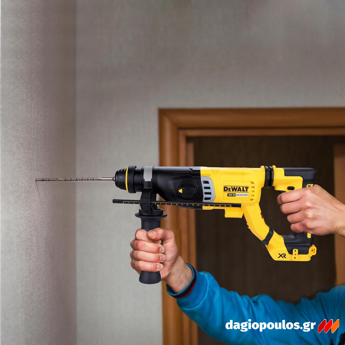 DeWalt DCH263NK-XJ SDS Plus Brushless Κρουστικό Σκαπτικό Μπαταρίας 18V Li-Ion 3J 2.7Kg SOLO Με Βαλίτσα