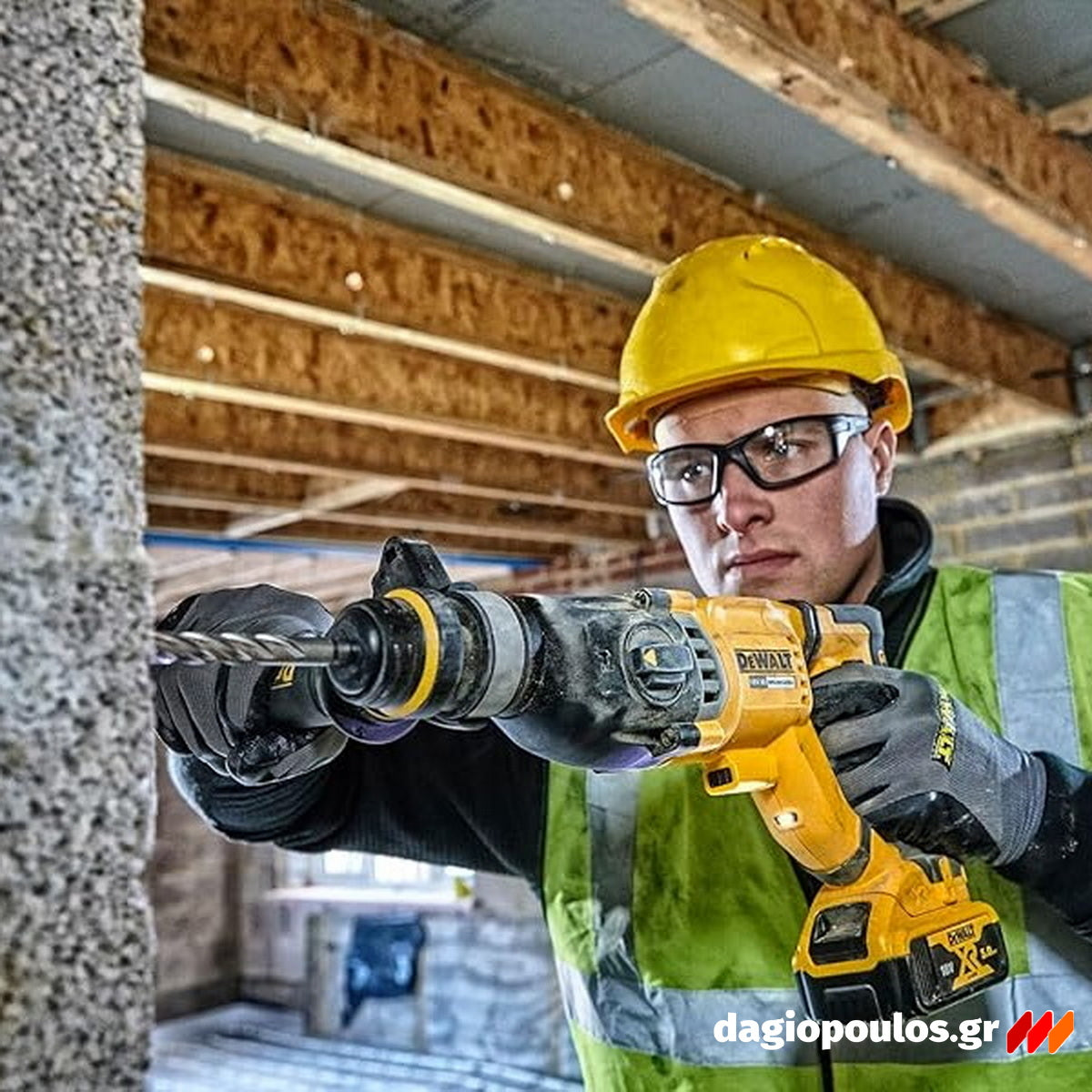 DeWalt DCH263NK-XJ SDS Plus Brushless Κρουστικό Σκαπτικό Μπαταρίας 18V Li-Ion 3J 2.7Kg SOLO Με Βαλίτσα