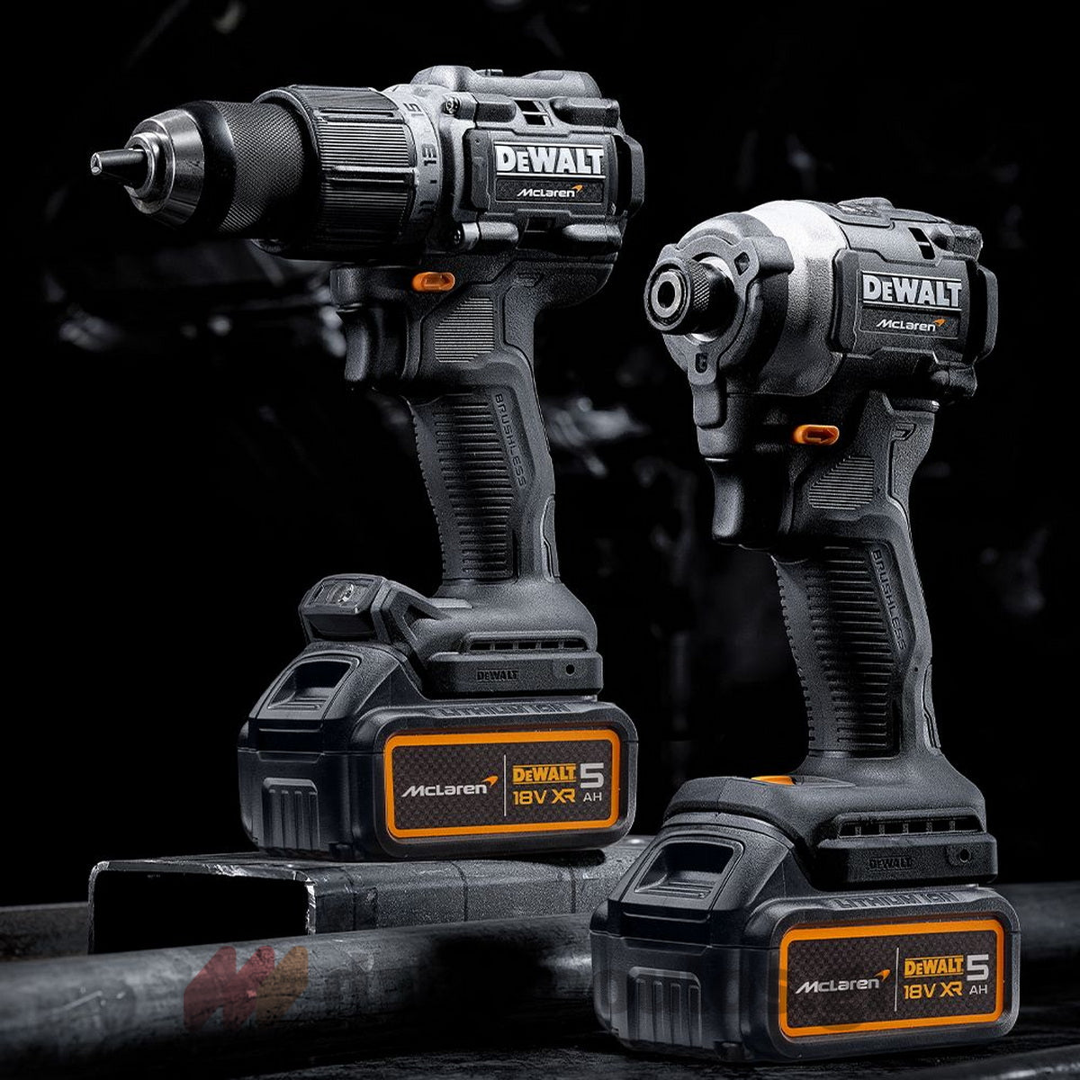 DeWalt McLaren DCK200MP2T-QW Σετ Brushless Κρουστικό Δραπανακατσάβιδο & Παλμικό Κατσαβίδι 18V Με 2 Μπατ.5.0Ah - Βαλίτσα T-STAK