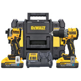 DeWalt DCK2050H2T-QW Brushless Συλλογή Κρουστικό Δραπανοκατσάβιδο & Παλμικό Κατσαβίδι 18V Li-Ion Με 2 Μπατ.5.0Ah - Φορτιστή - Βαλίτσα T-Stak