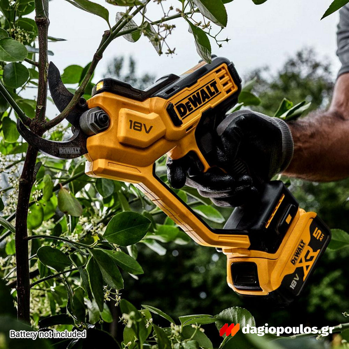 DeWalt DCMPP568P1-QW Brushless Ψαλίδα Κλαδέματος (Κλαδευτήρι) Μπαταρίας 18V Li-Ion Με Μπαταρία 5.0Ah