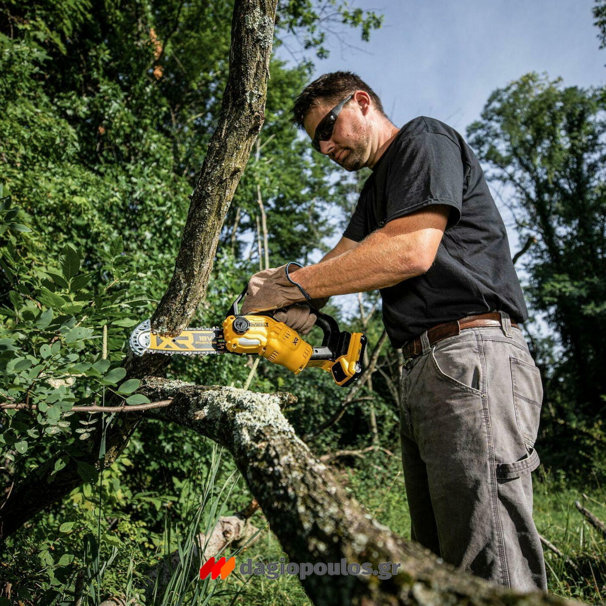 DeWalt DCMPS520P1-QW Brushless Αλυσοπρίονο Μπαταρίας 18V Li-Ion 20cm Με Μπαταρία 5.0Ah