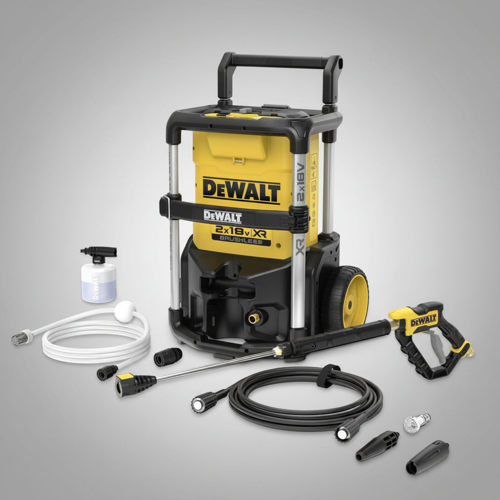 DeWalt DCMPW1600N-XJ Brushless Πλυστικό Υψηλής Πίεσης Μπαταρίας 36V (2x18V) 110Bar SOLO