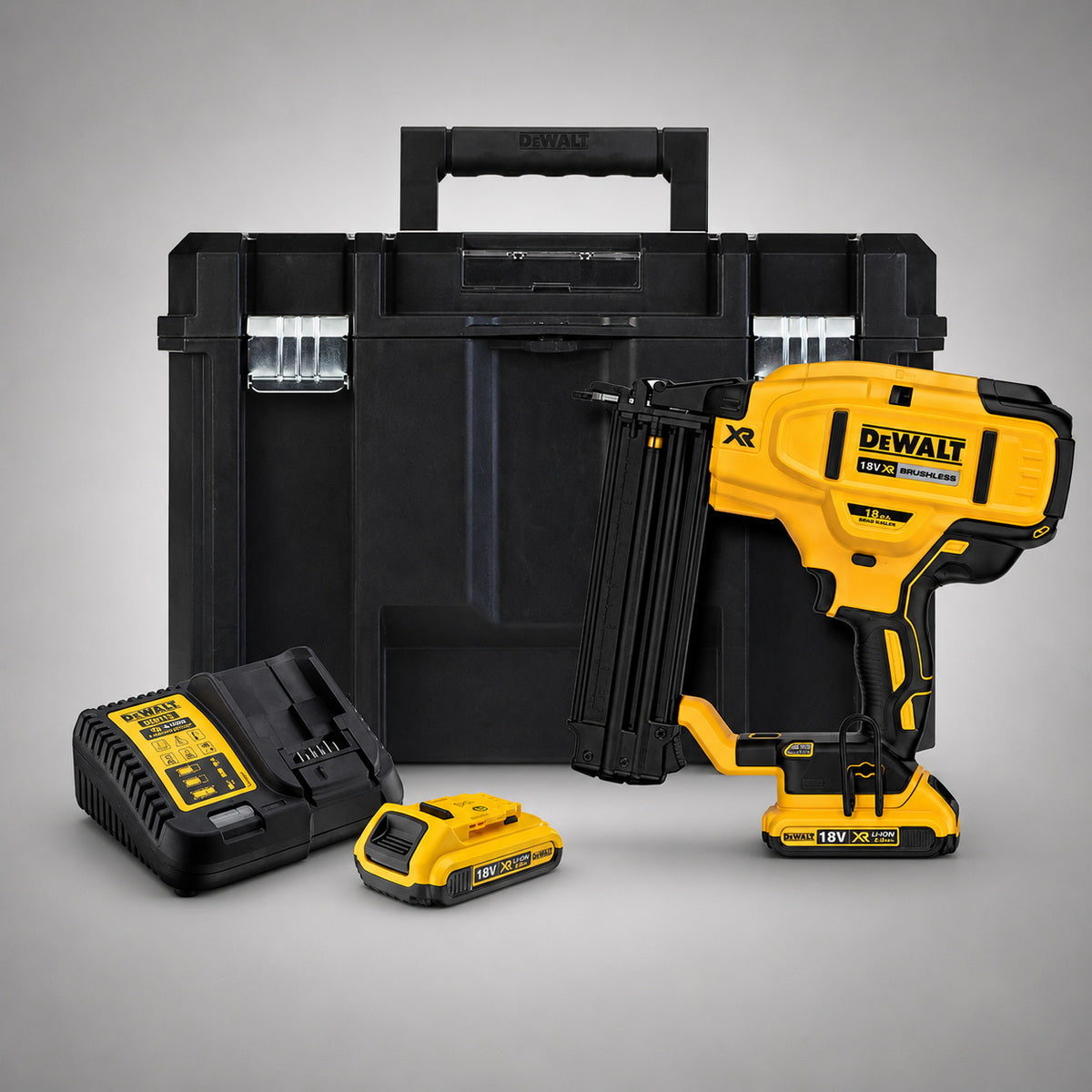 DeWalt DCN680D2-QW Brushless Καρφωτικό Μπαταρίας 18V Li-Ion Με 2 Μπατ.2.0Ah-Φορτιστή-Βαλίτσα T-STAK