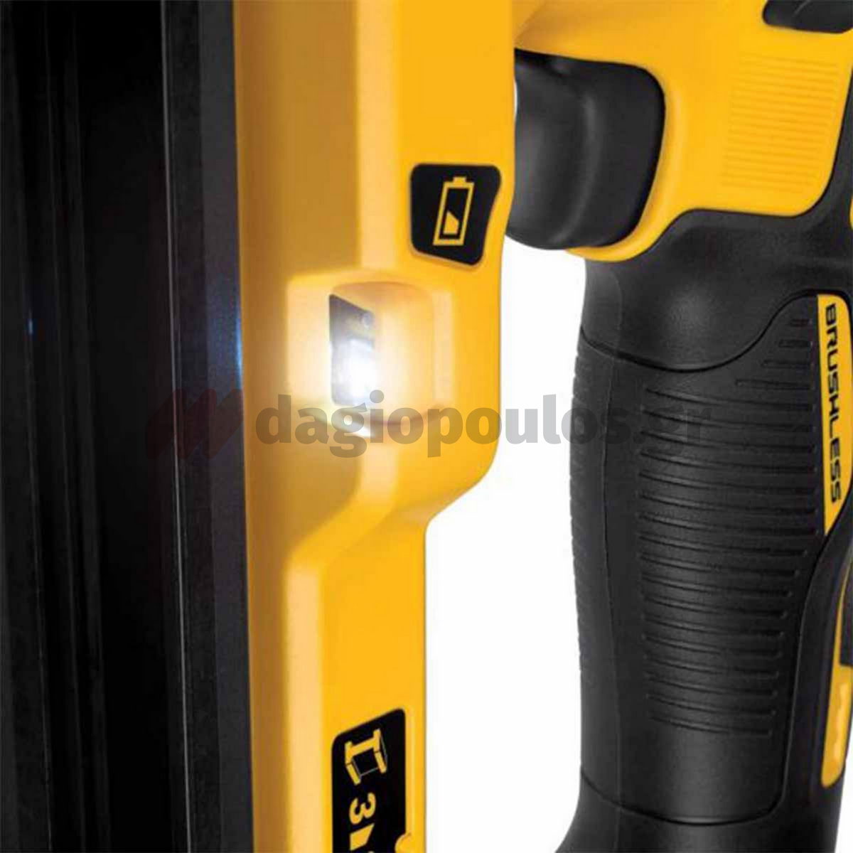 DeWalt DCN890P2-QW Brushless Καρφωτικό Μπετού Μπαταρίας 18V Li-Ion Με 2 Μπαταρίες 5.0Ah & Βαλίτσα