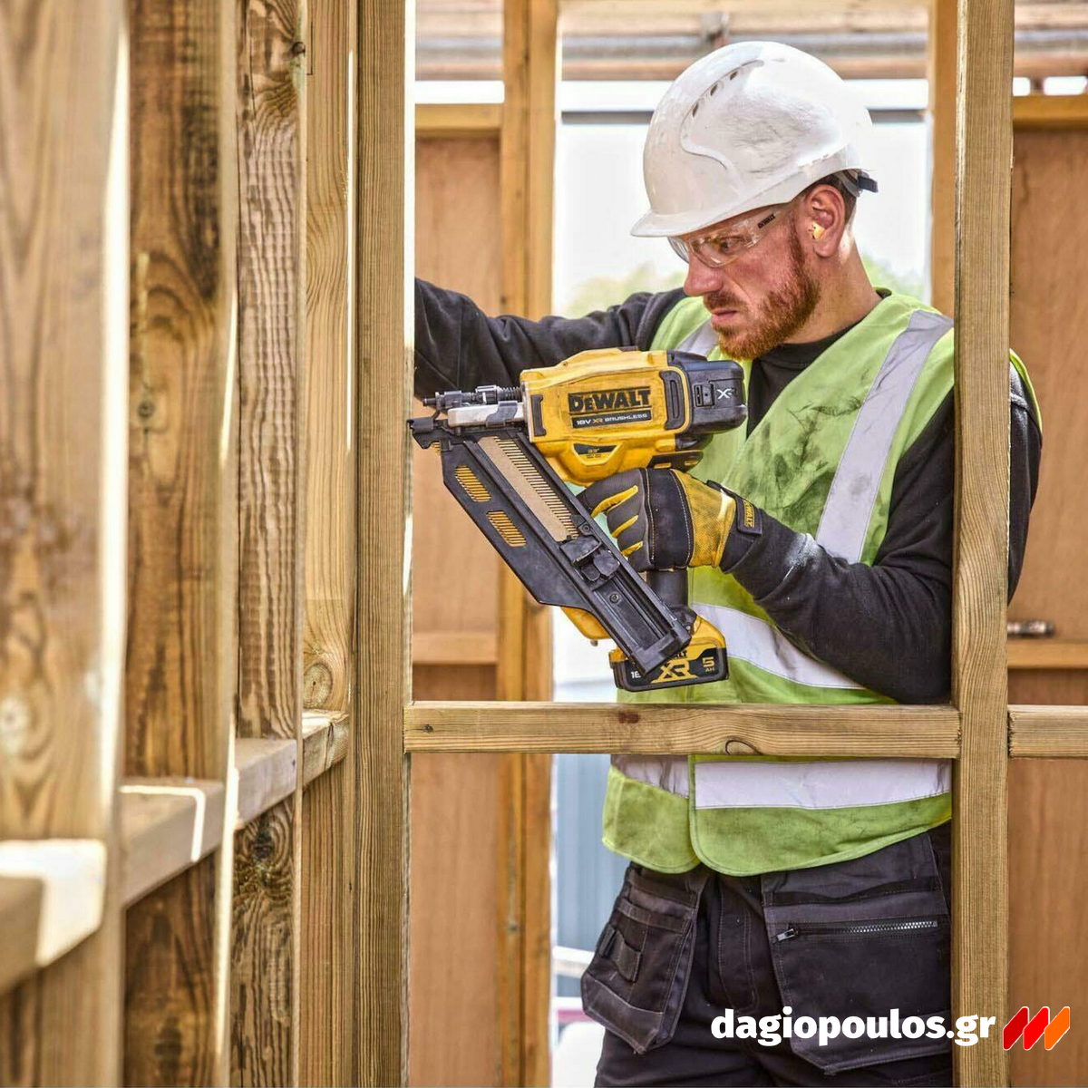 DeWalt DCN930N-XJ Brushless Καρφωτικό Χειρός Μπαταρίας 33° 90mm 18V Li-Ion SOLO