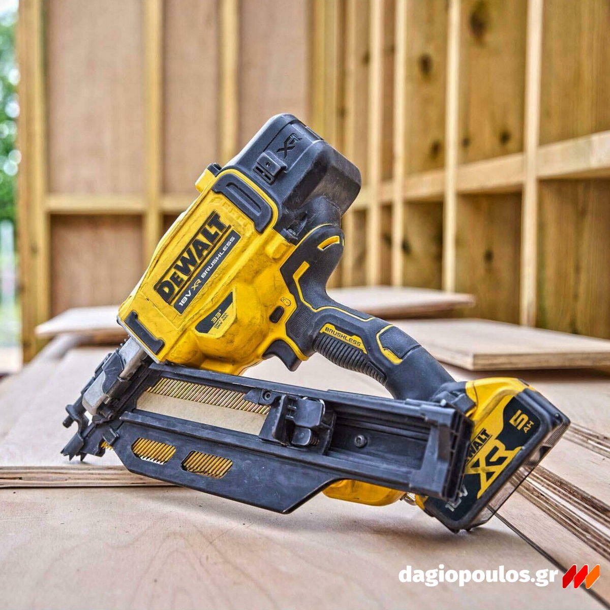 DeWalt DCN930N-XJ Brushless Καρφωτικό Χειρός Μπαταρίας 33° 90mm 18V Li-Ion SOLO