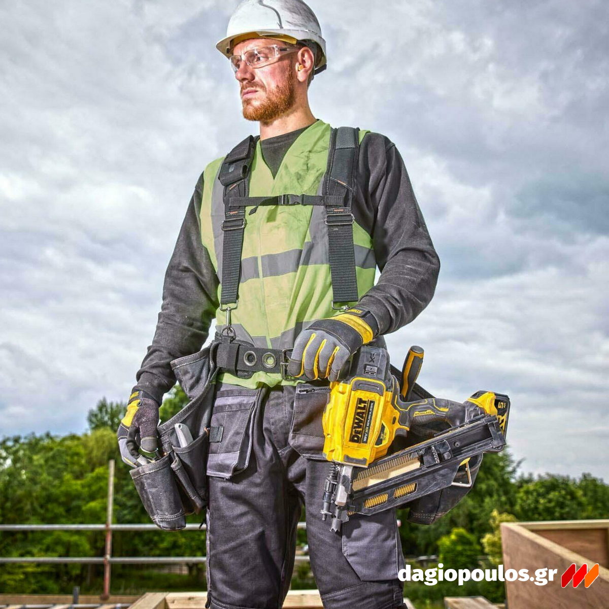 DeWalt DCN930N-XJ Brushless Καρφωτικό Χειρός Μπαταρίας 33° 90mm 18V Li-Ion SOLO