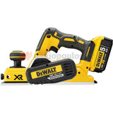 DeWalt DCP5802P2-QW Brushless Πλάνη Μπαταρίας 18V Li-Ion Με 2 Μπατ.5.0Ah - Φορτιστή - Βαλίτσα T-Stak
