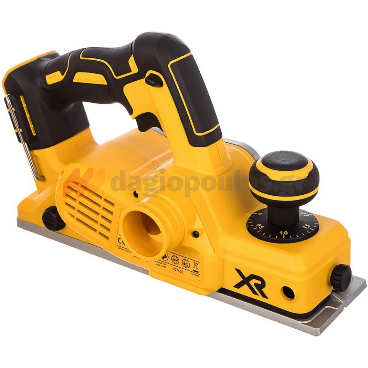 DeWalt DCP5802P2-QW Brushless Πλάνη Μπαταρίας 18V Li-Ion Με 2 Μπατ.5.0Ah - Φορτιστή - Βαλίτσα T-Stak