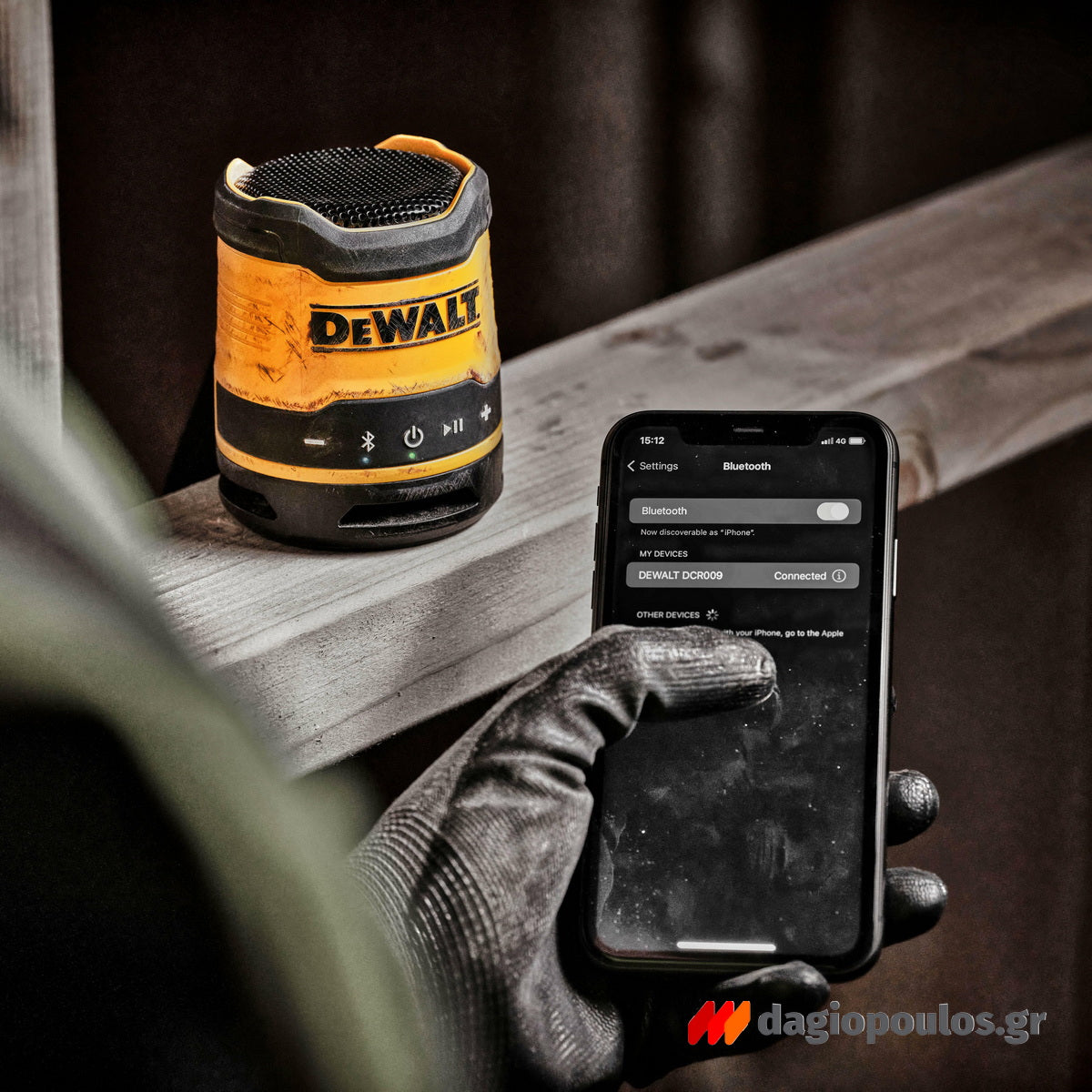 DeWalt DCR009-XJ Ηχείο Μπαταρίας Bluetooth USB 86Db