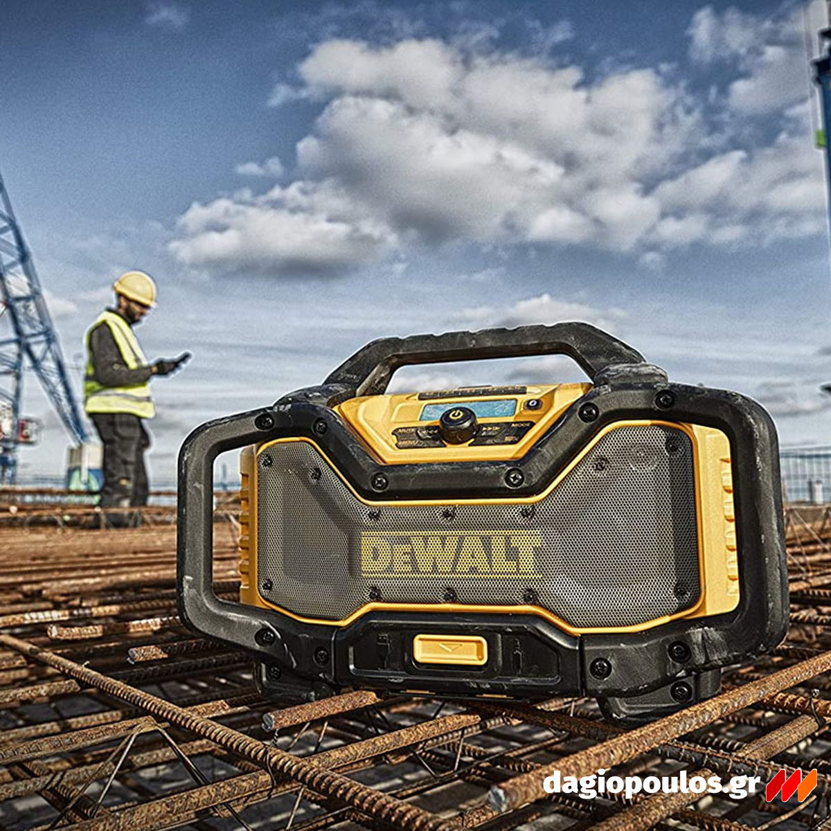 DeWalt DCR027-QW XR® Bluetooth® Ραδιόφωνο – Φορτιστής Μπαταρίας 18V Li-Ion SOLO