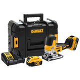 DeWalt DCS335P2-QW Brushless Σέγα Μπαταρίας XR 18V Li-Ion Με 2 Μπαταρίες 5.0Ah - Βαλίτσα T-Stak