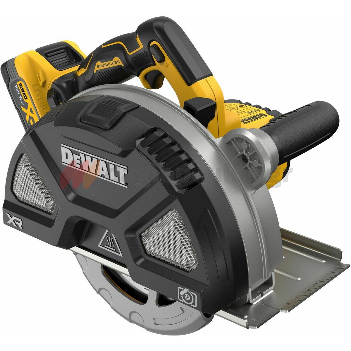 Dewalt DCS383H2 Brushless Δισκοπρίονο Μπαταρίας Μετάλλων 184mm 18V Li-Ion Με 2 Μπατ.5.0Ah - Φορτιστή - Βαλίτσα
