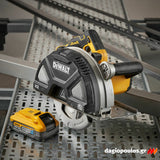 Dewalt DCS383H2 Brushless Δισκοπρίονο Μπαταρίας Μετάλλων 184mm 18V Li-Ion Με 2 Μπατ.5.0Ah - Φορτιστή - Βαλίτσα