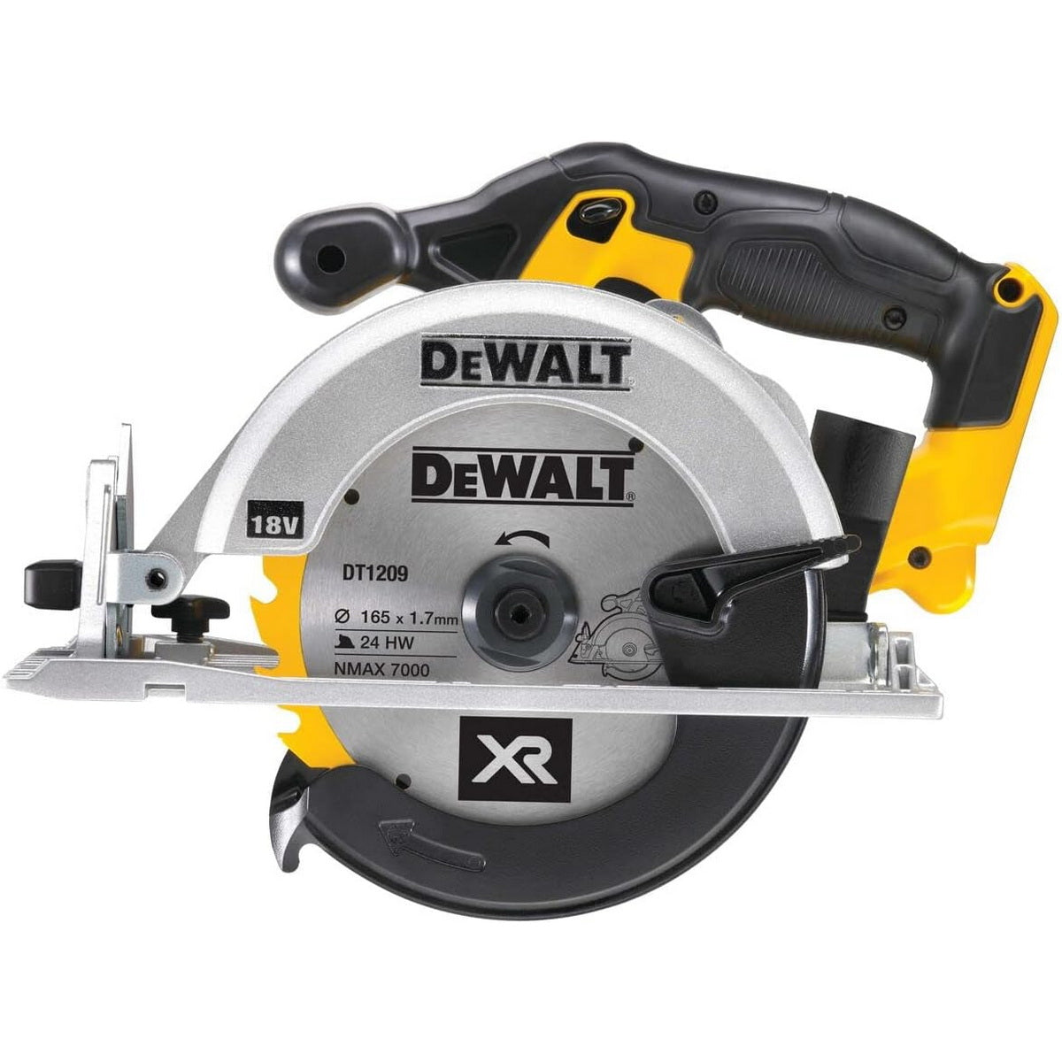 DeWalt DCS391N-XJ Brushless Δισκοπρίονο Μπαταρίας Χειρός 18V Li-Ion 165mm SOLO