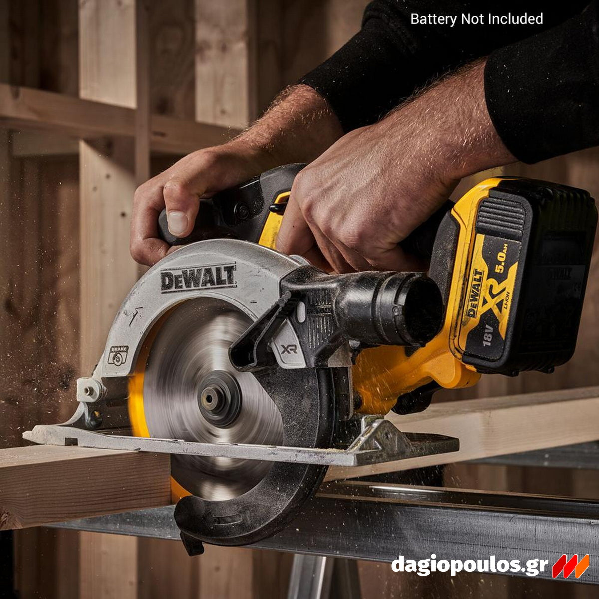 DeWalt DCS391N-XJ Brushless Δισκοπρίονο Μπαταρίας Χειρός 18V Li-Ion 165mm SOLO