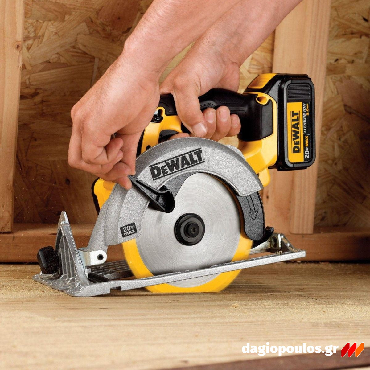 DeWalt DCS391N-XJ Brushless Δισκοπρίονο Μπαταρίας Χειρός 18V Li-Ion 165mm SOLO