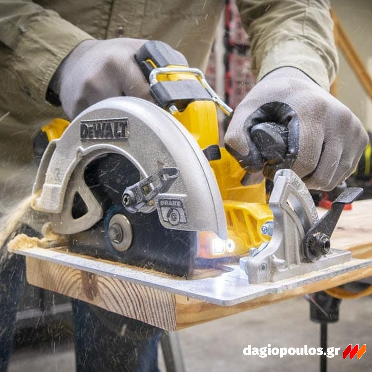 DeWalt DCS391N-XJ Brushless Δισκοπρίονο Μπαταρίας Χειρός 18V Li-Ion 165mm SOLO