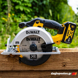 DeWalt DCS391N-XJ Brushless Δισκοπρίονο Μπαταρίας Χειρός 18V Li-Ion 165mm SOLO