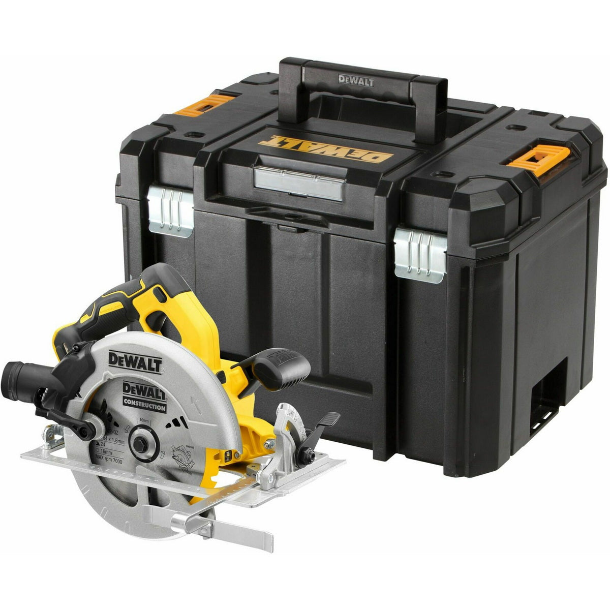DeWalt DCS570NT-XJ 18V XR Brushless Δισκοπρίονο Μπαταρίας 18V Li-Ion 184mm (SOLO) Με Βαλίτσα T-STAK