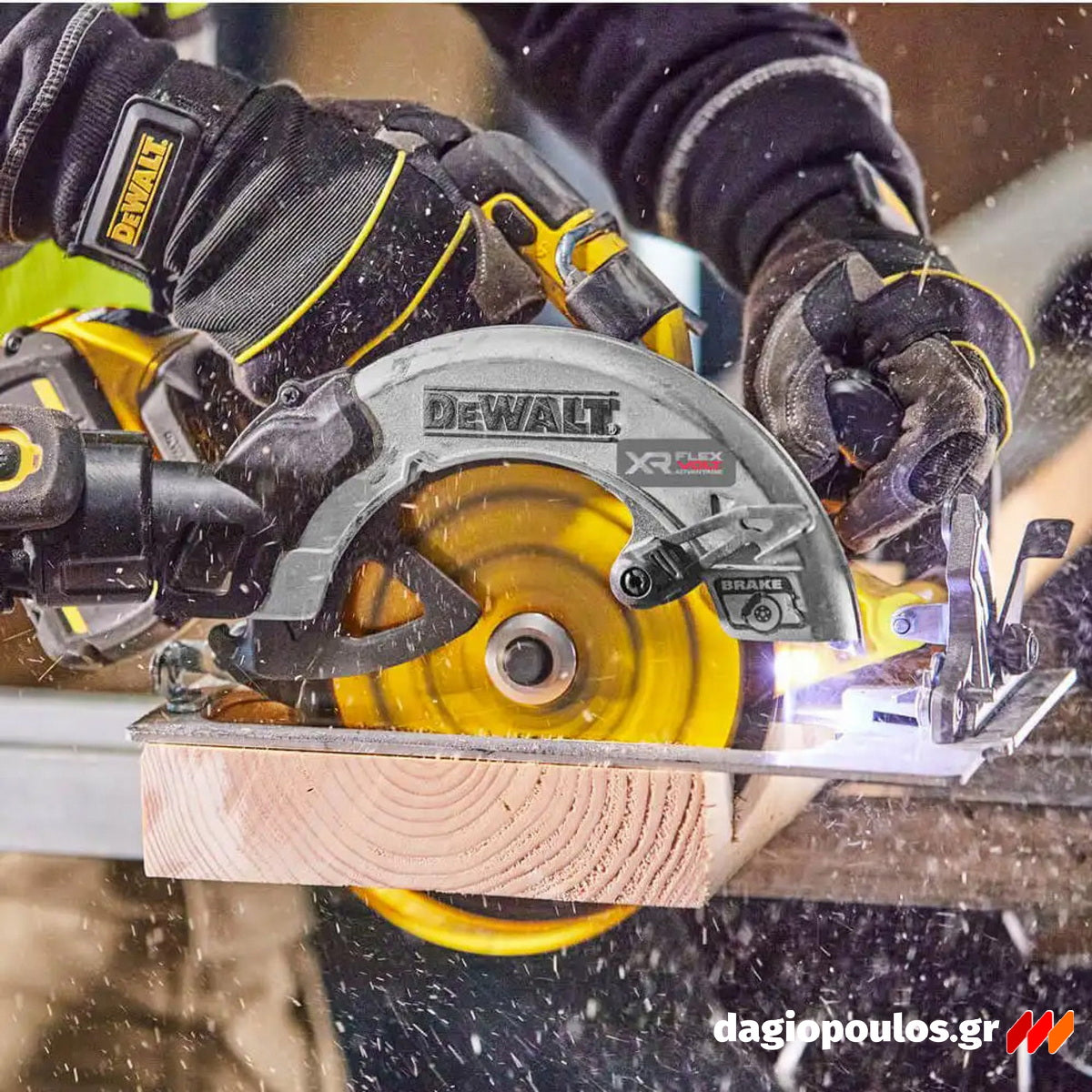 DeWalt DCS570P2-QW 18V XR Brushless Δισκοπρίονο Μπαταρίας 18V Li-Ion 184mm Με 2 Μπατ.5.0Ah Βαλίτσα T-STAK