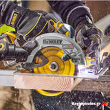DeWalt DCS570P2-QW 18V XR Brushless Δισκοπρίονο Μπαταρίας 18V Li-Ion 184mm Με 2 Μπατ.5.0Ah Βαλίτσα T-STAK
