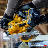 DeWalt DCS570P2-QW 18V XR Brushless Δισκοπρίονο Μπαταρίας 18V Li-Ion 184mm Με 2 Μπατ.5.0Ah Βαλίτσα T-STAK
