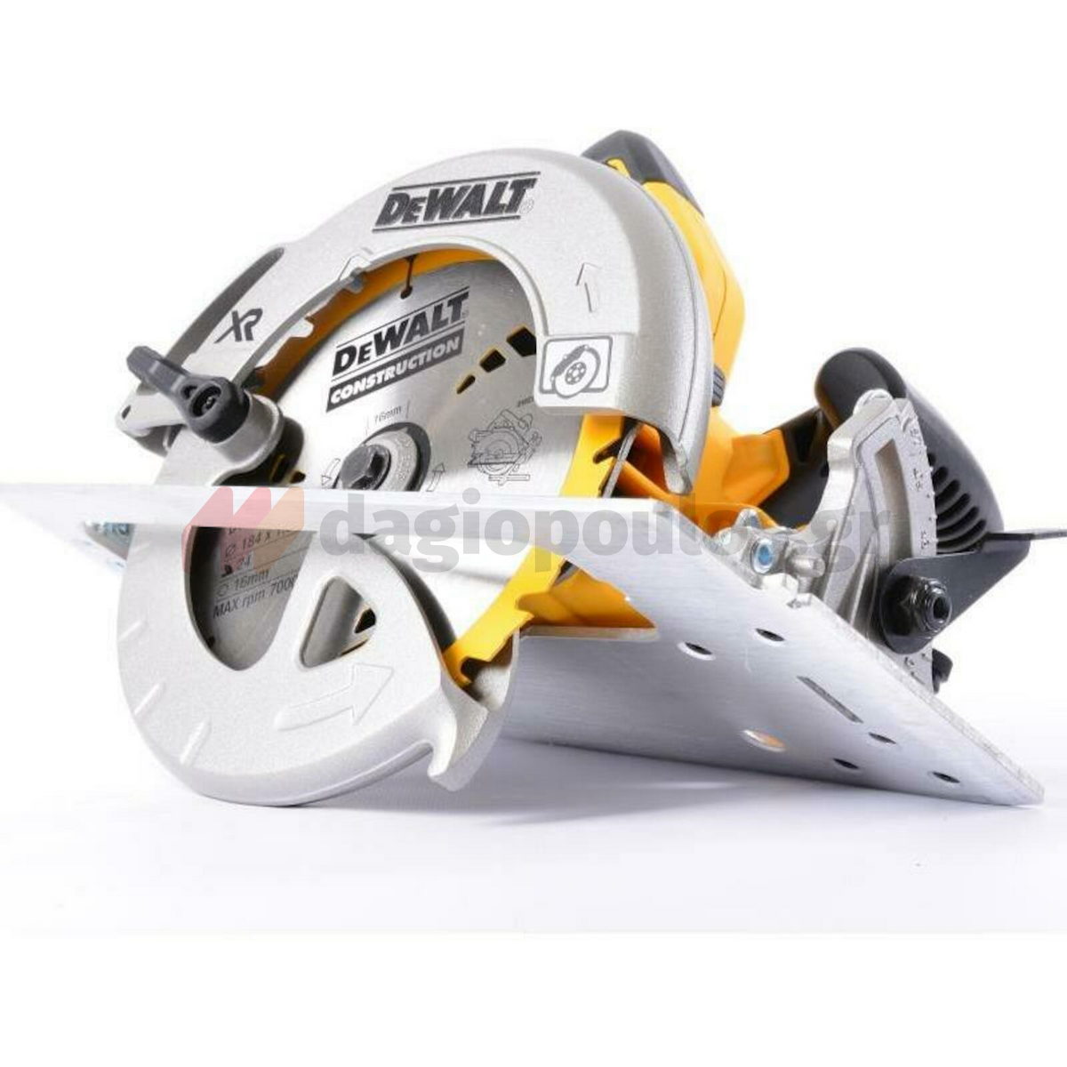 DeWalt DCS570P2-QW 18V XR Brushless Δισκοπρίονο Μπαταρίας 18V Li-Ion 184mm Με 2 Μπατ.5.0Ah Βαλίτσα T-STAK