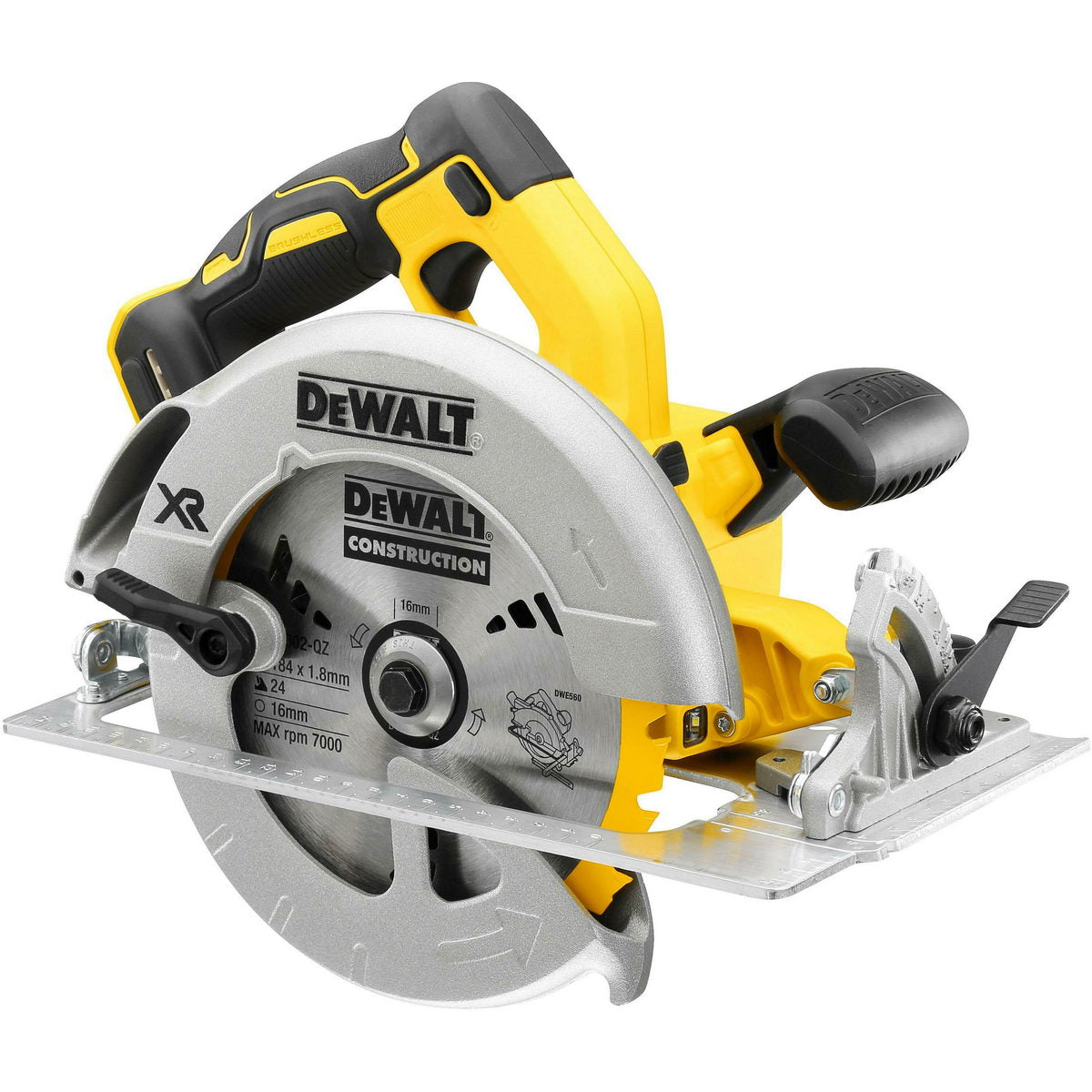 DeWalt DCS570P2-QW 18V XR Brushless Δισκοπρίονο Μπαταρίας 18V Li-Ion 184mm Με 2 Μπατ.5.0Ah Βαλίτσα T-STAK
